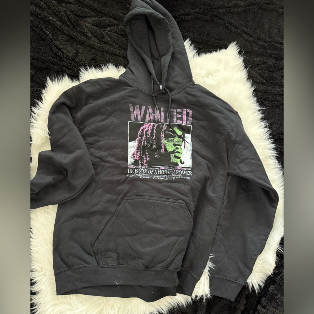 Lucki Tour Black Graphic Hoodie